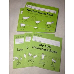 Learning Without Tears Get Set for School Workbook Lot of 5 Preschool Pre-K Kids